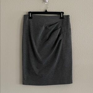 New York & Company Women Charcoal Stretch Pencil Skirt Size 10 Contemporary